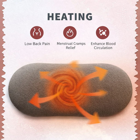 Period Cramp Relief Massager Belt With Heating Pad