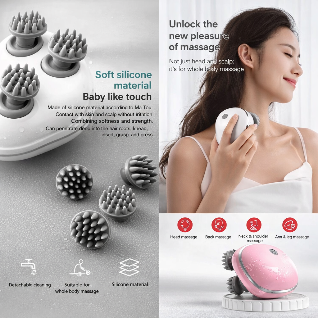 Smart Electric Scalp Massager